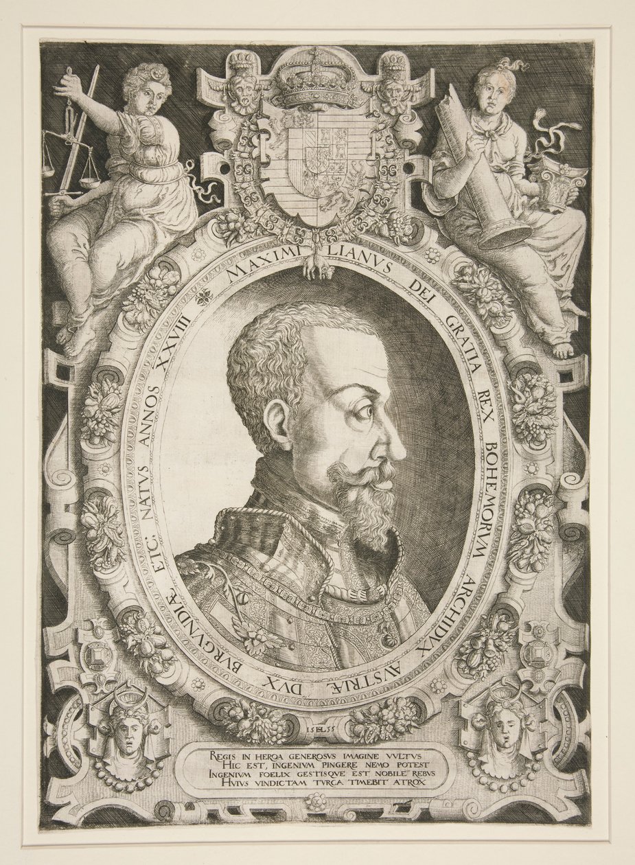 Portræt af Maximilian II (Habsburg) af Hanns Lautensack