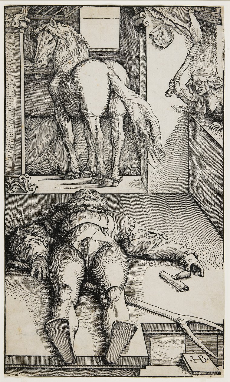 Forhekset brudgom, ca. 1544 af Hans Baldung Grien