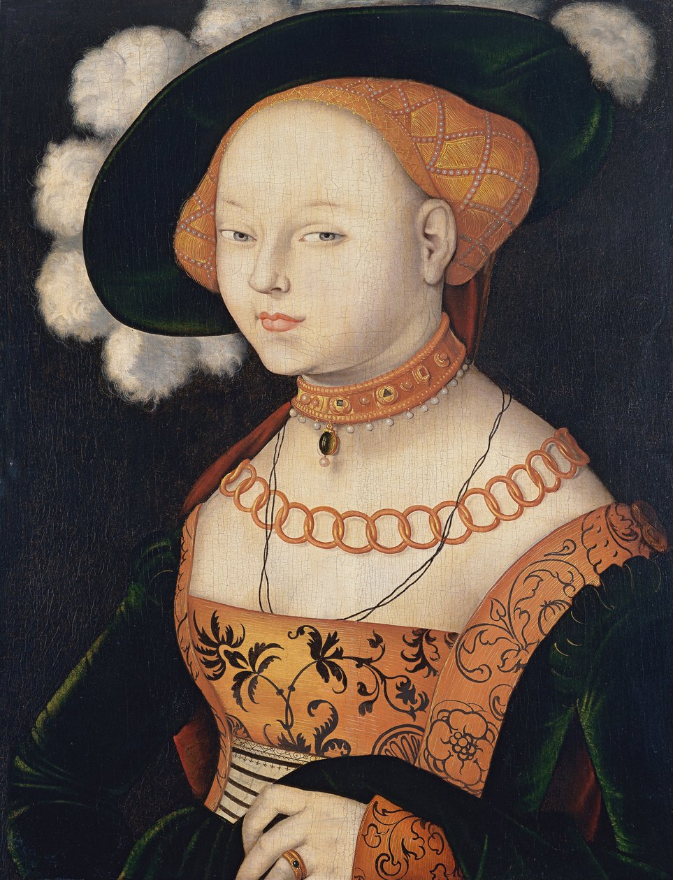 Portræt af en dame af Hans Baldung Grien