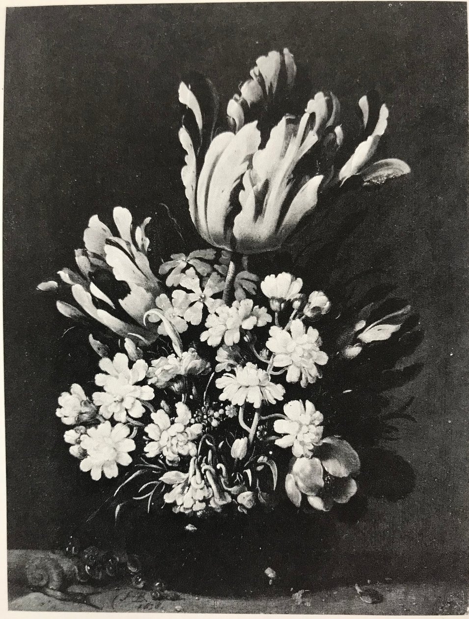 Buket blomster af Hans Bollongier