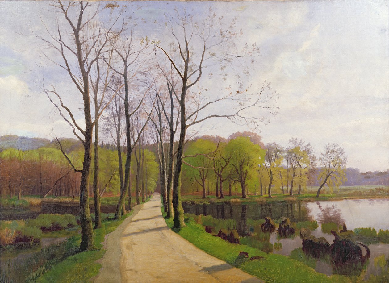 Forårslandskab af Hans Brasen
