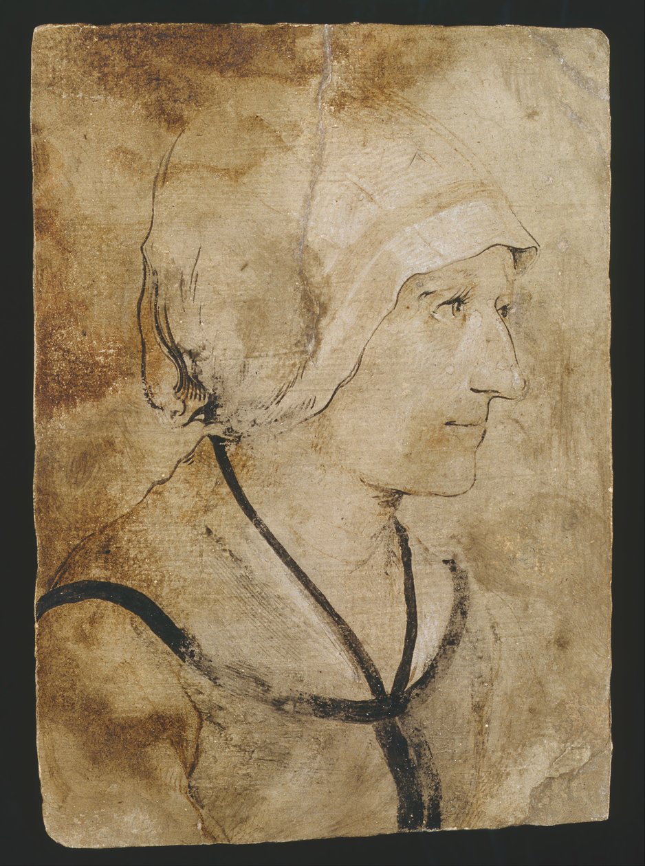Portræt af en kone til en ukendt stenhugger af Hans Holbein the Elder