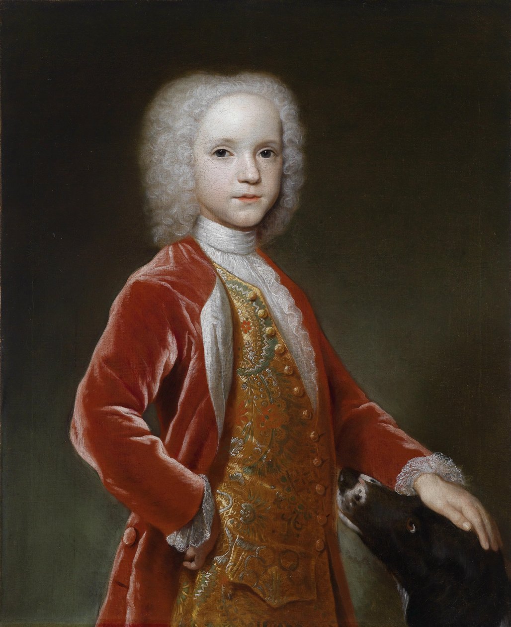 George Bubb Dodington, 1. baron Melcombe i sin barndom af Hans Hysing