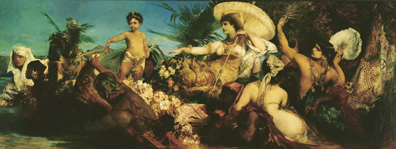 Cleopatra, 1875 af Hans Makart