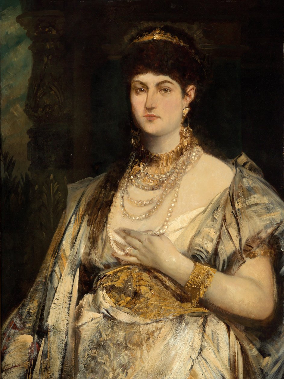 Portræt Henriette Mankiewicz af Hans Makart