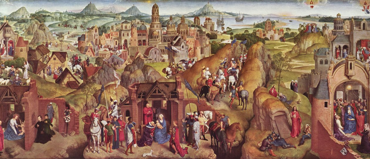 Marys syv glæder af Hans Memling