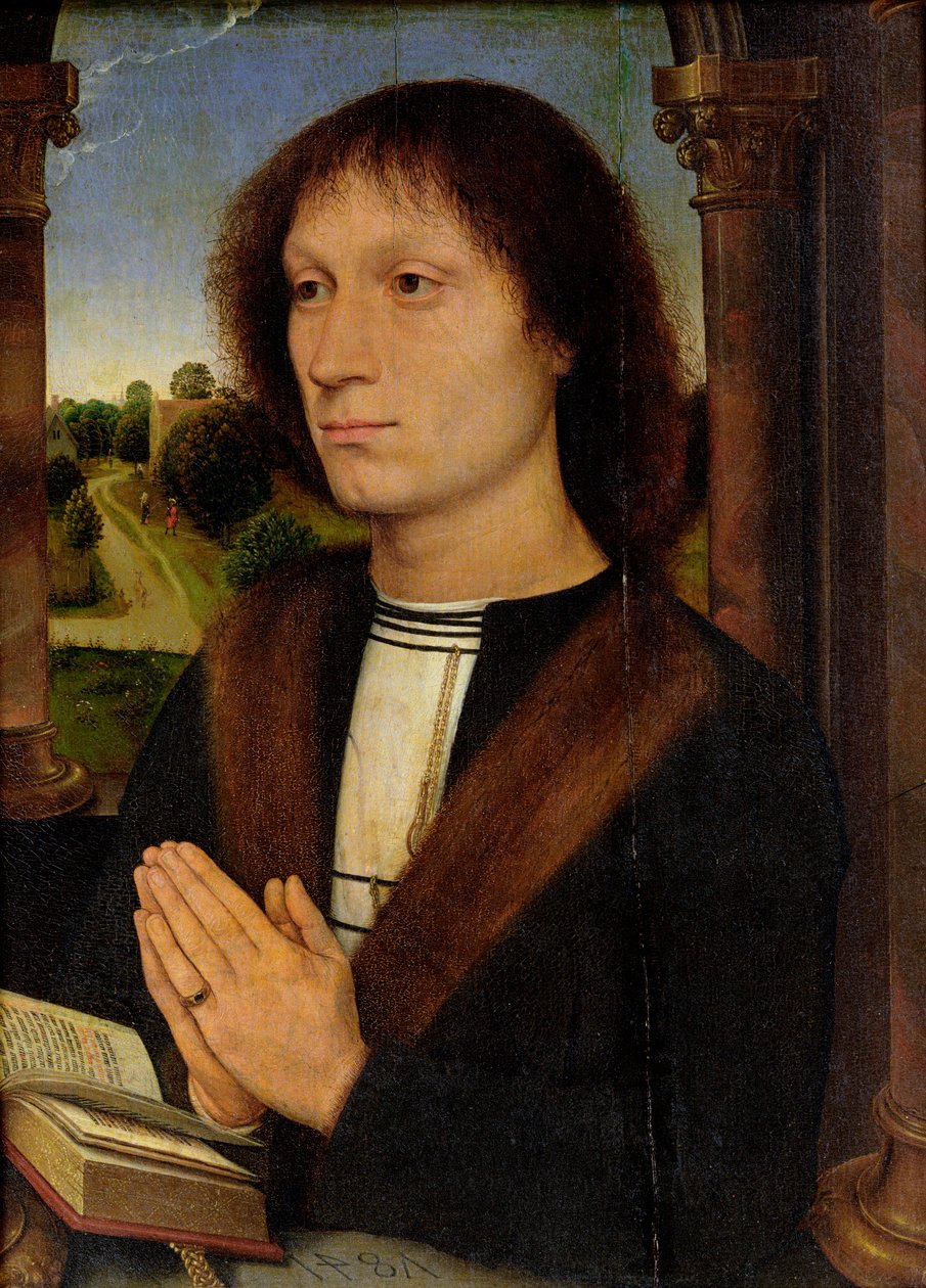Portræt af Benedetto Portinari (1466-1551) 1487 af Hans Memling