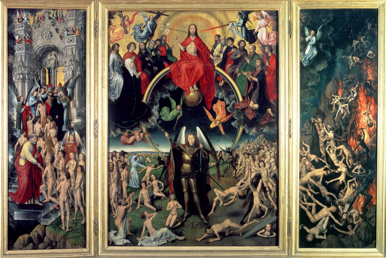 Den sidste dom, 1473 (se også 178090) af Hans Memling