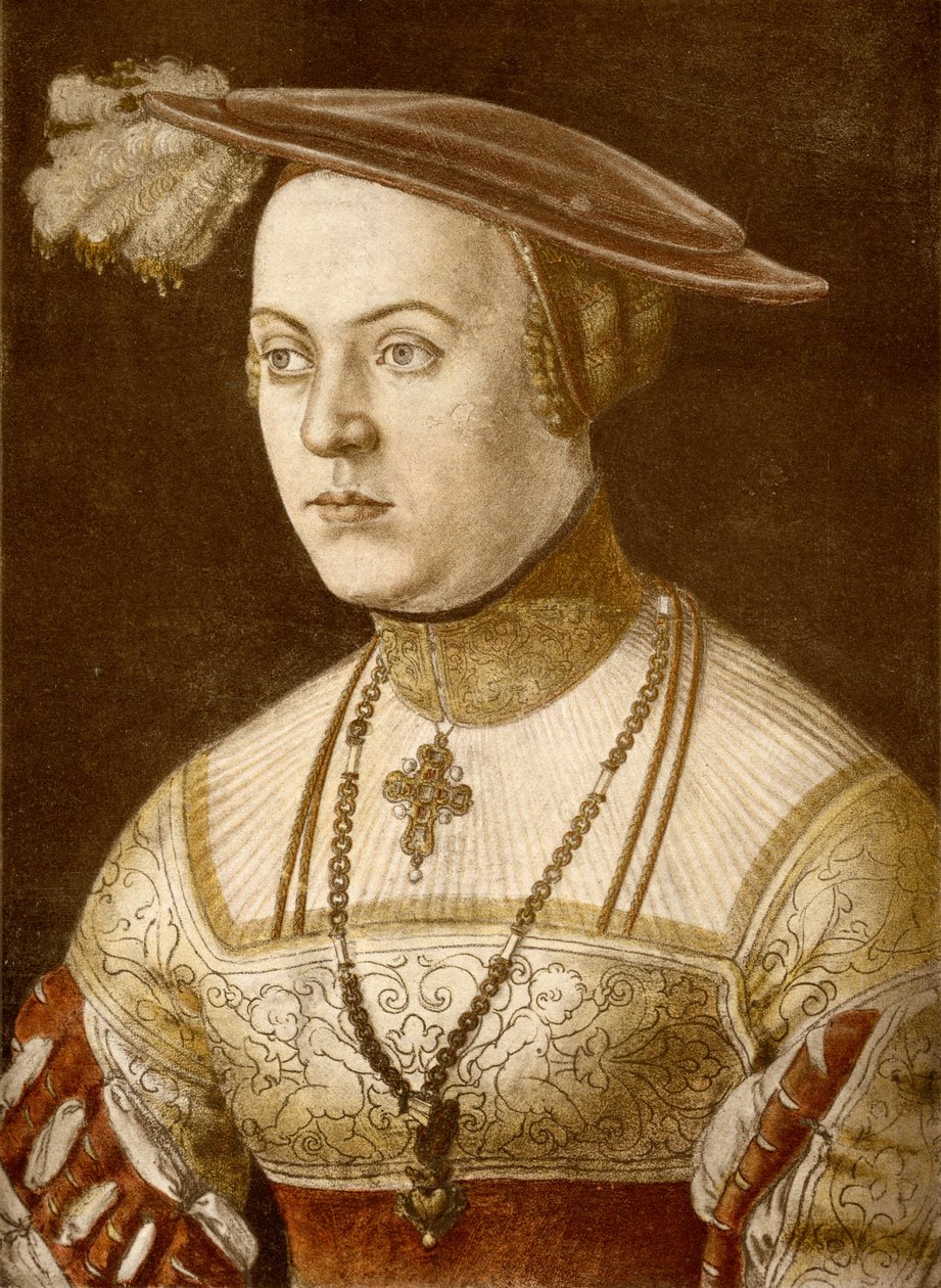 Hertuginde Marie af Baden af Hans Sebald Beham