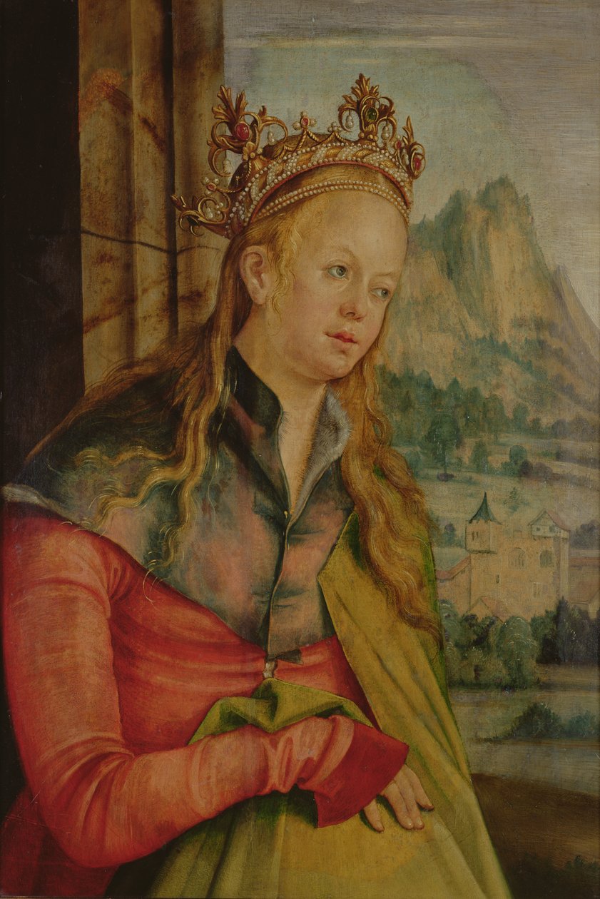 Den hellige Katharina, ca. 1511 af Hans Suess Kulmbach