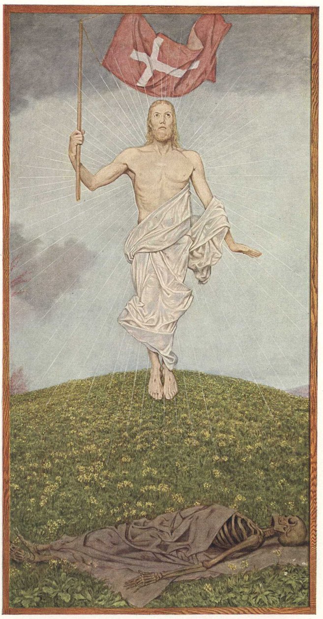 Opstandelse engelsk: resurrection af Hans Thoma