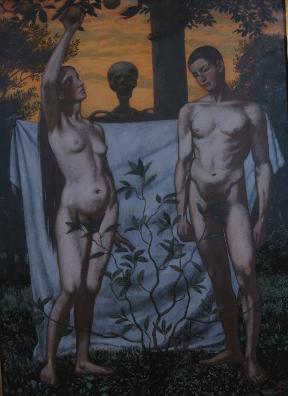 Adam og Eva af Hans Thoma