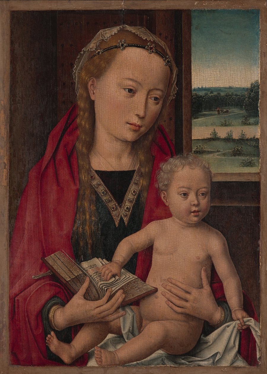 Jomfru og barn, ca. 1490-94 af Hans Memling