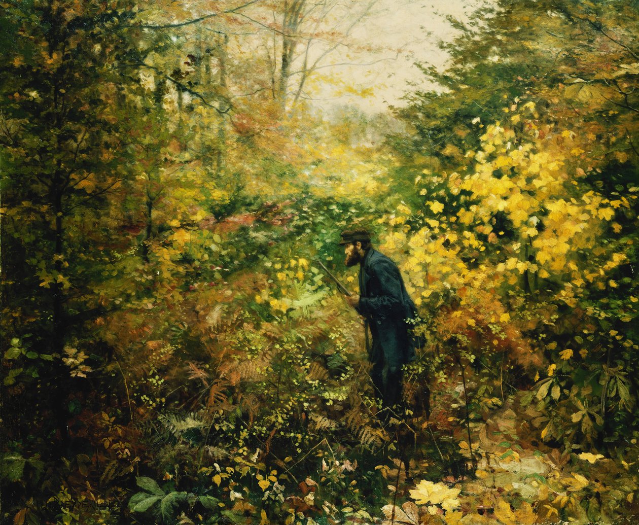Jægeren, 1887 af Hans Andersen Brendekilde