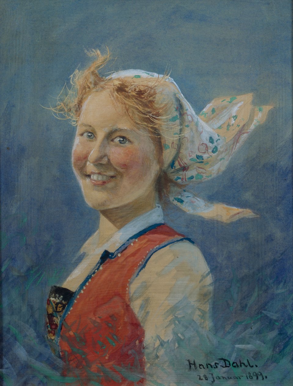 Lykkelig af Hans Andreas Dahl