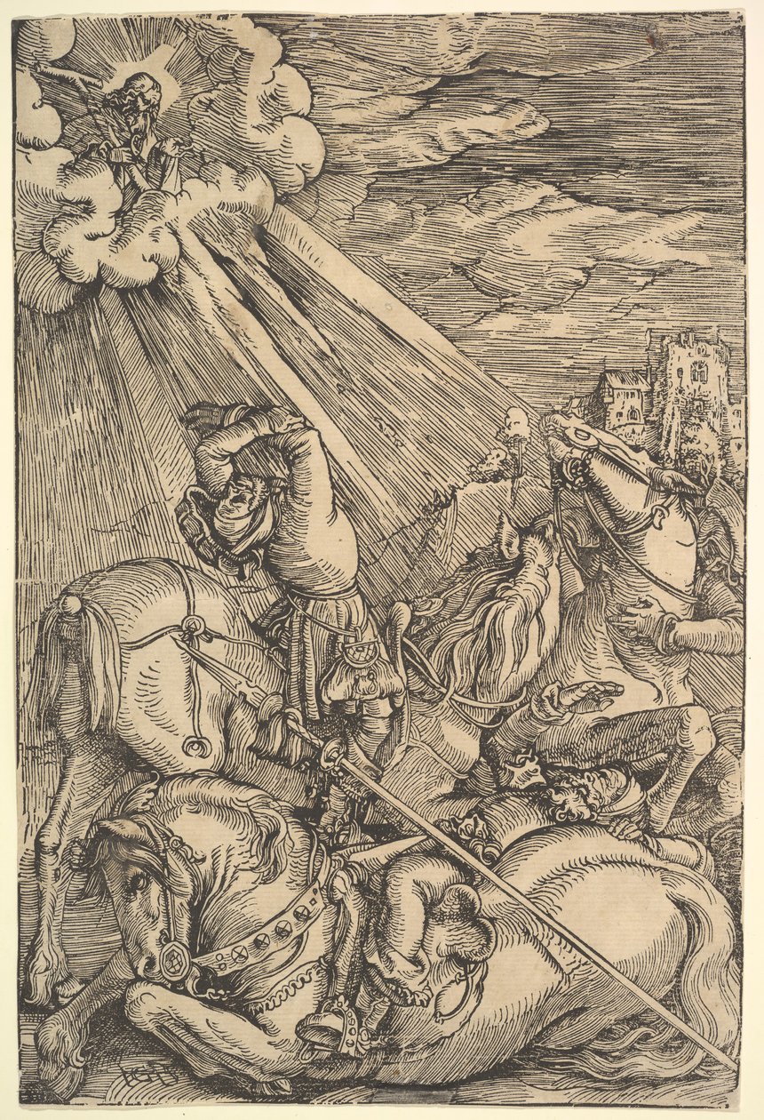 Omvendelse af Paul, ca. 1514. af Hans Baldung
