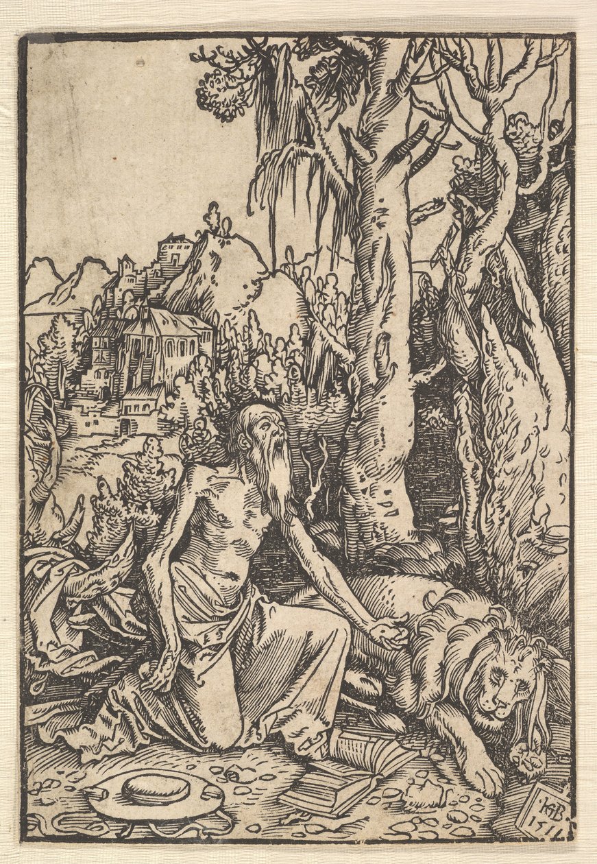 St. Hieronymus i ørkenen, 1511. af Hans Baldung