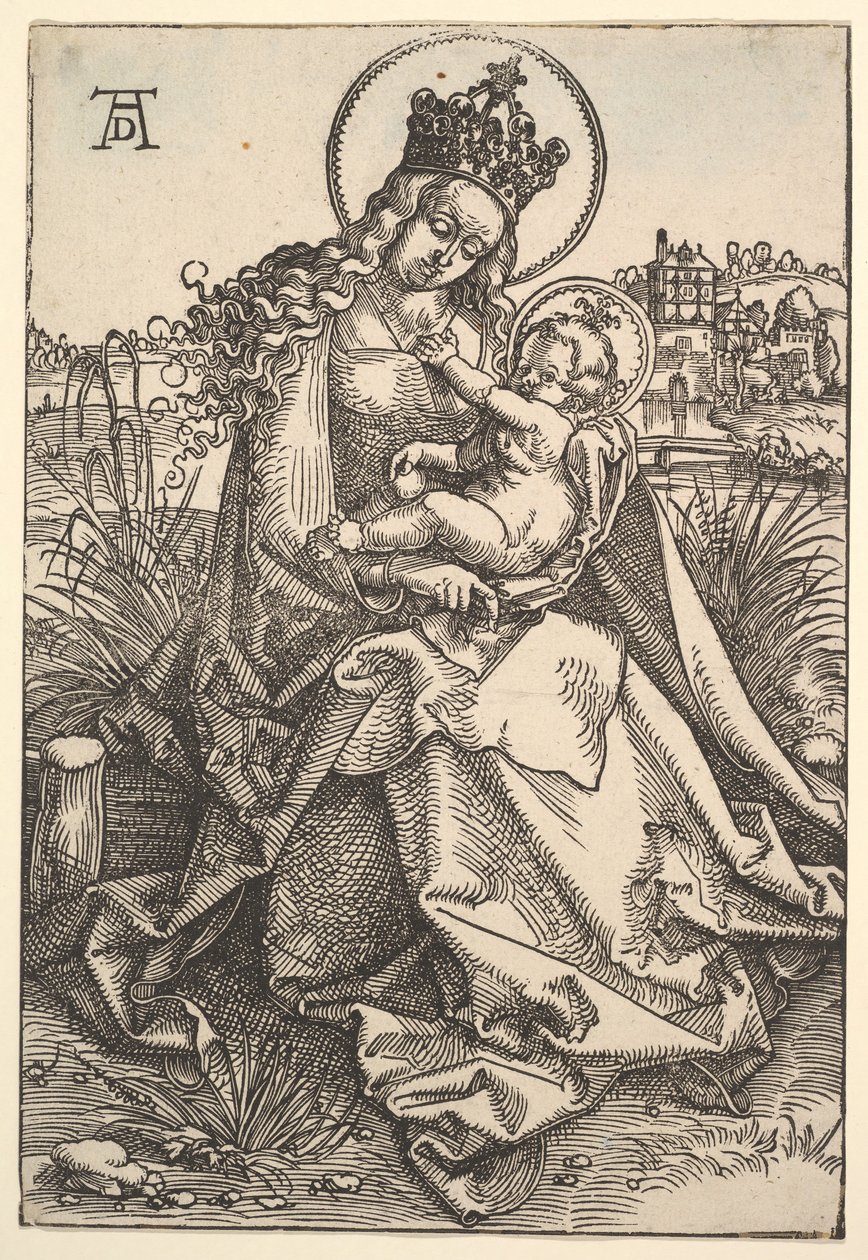 Jomfruen på den græsklædte bred, 1505. af Hans Baldung