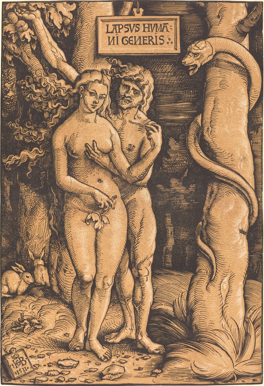 Adam og Eva af Hans Baldung Grien