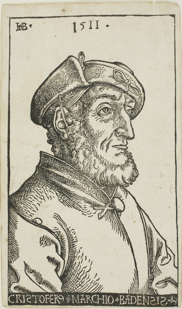 Markgreve Christoph I af Baden af Hans Baldung Grien