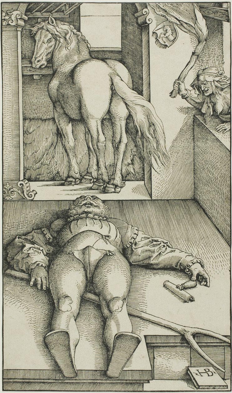 Den forheksede brudgom af Hans Baldung Grien