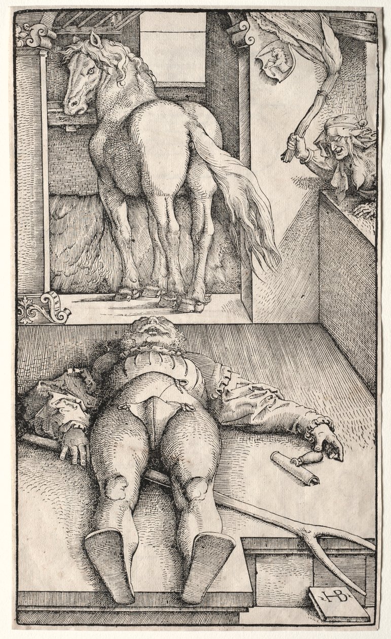 Den forheksede brudgom, 1544. af Hans Baldung Grien