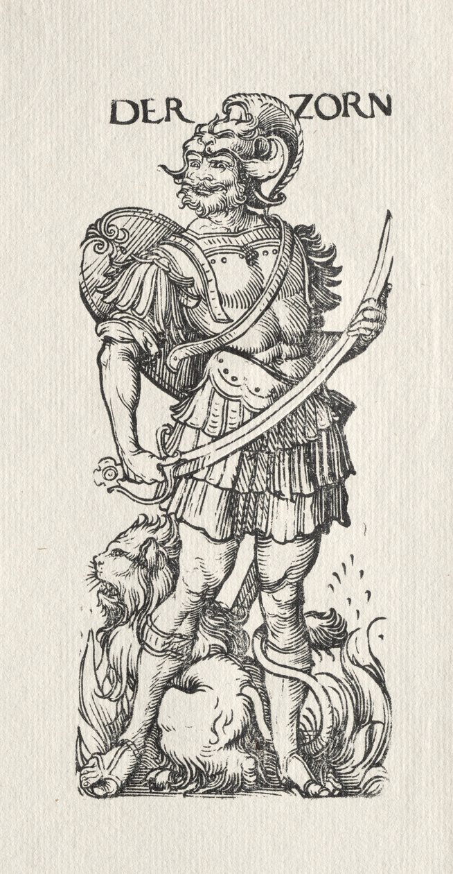 De syv laster: Vrede. af Hans Burgkmair