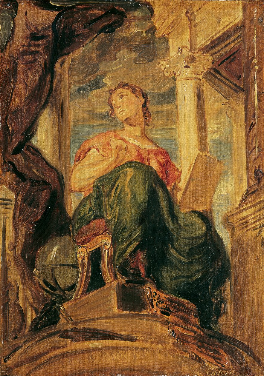 Die Muse Clio af Hans Canon