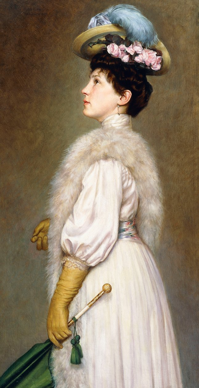 En dame i hvidt af Hans Fink