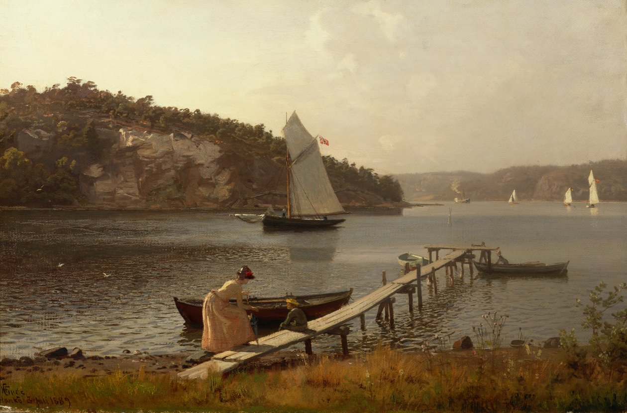 Fra Hankø af Hans Gude