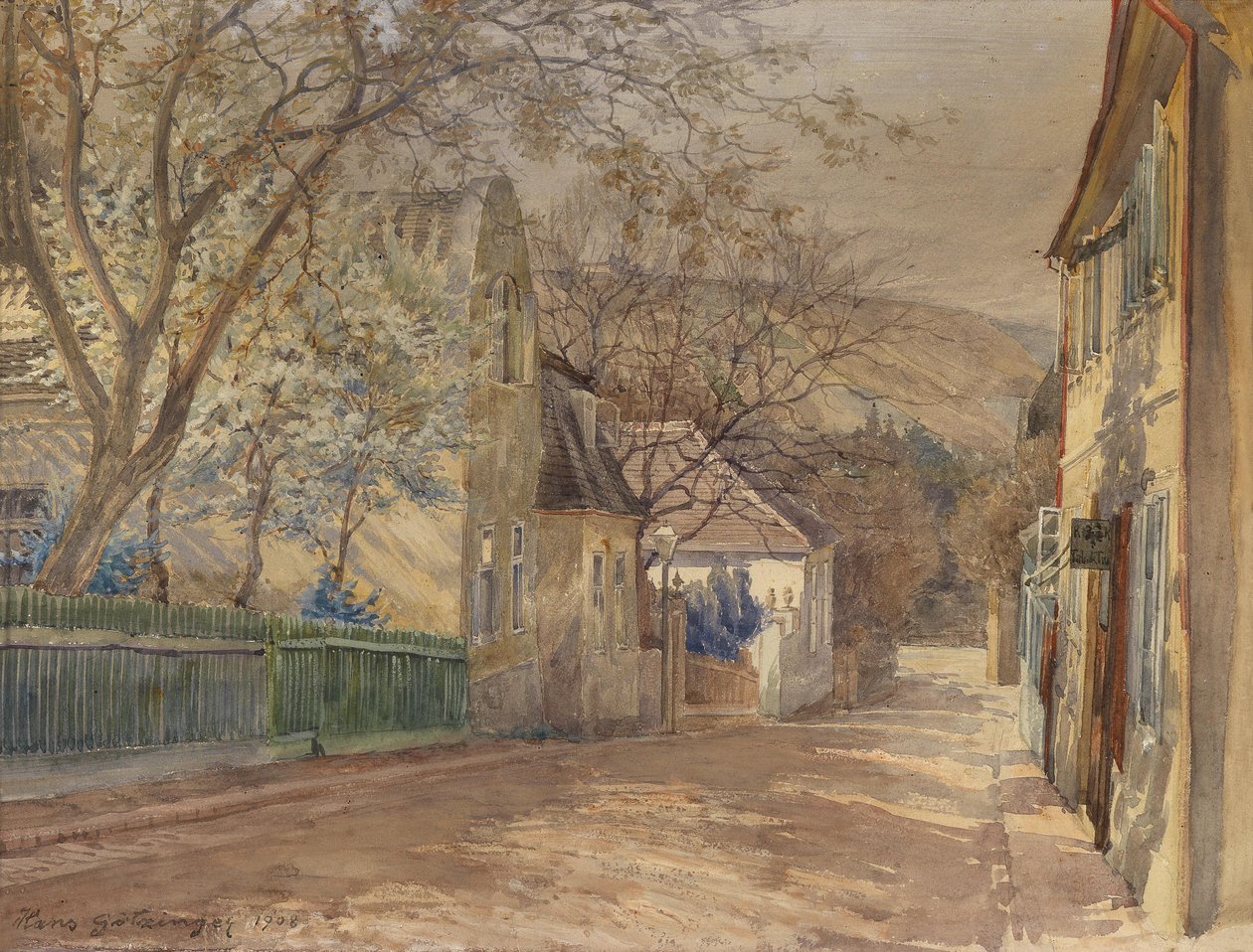 Therese Krones -huset i Heiligenstadt af Hans Götzinger