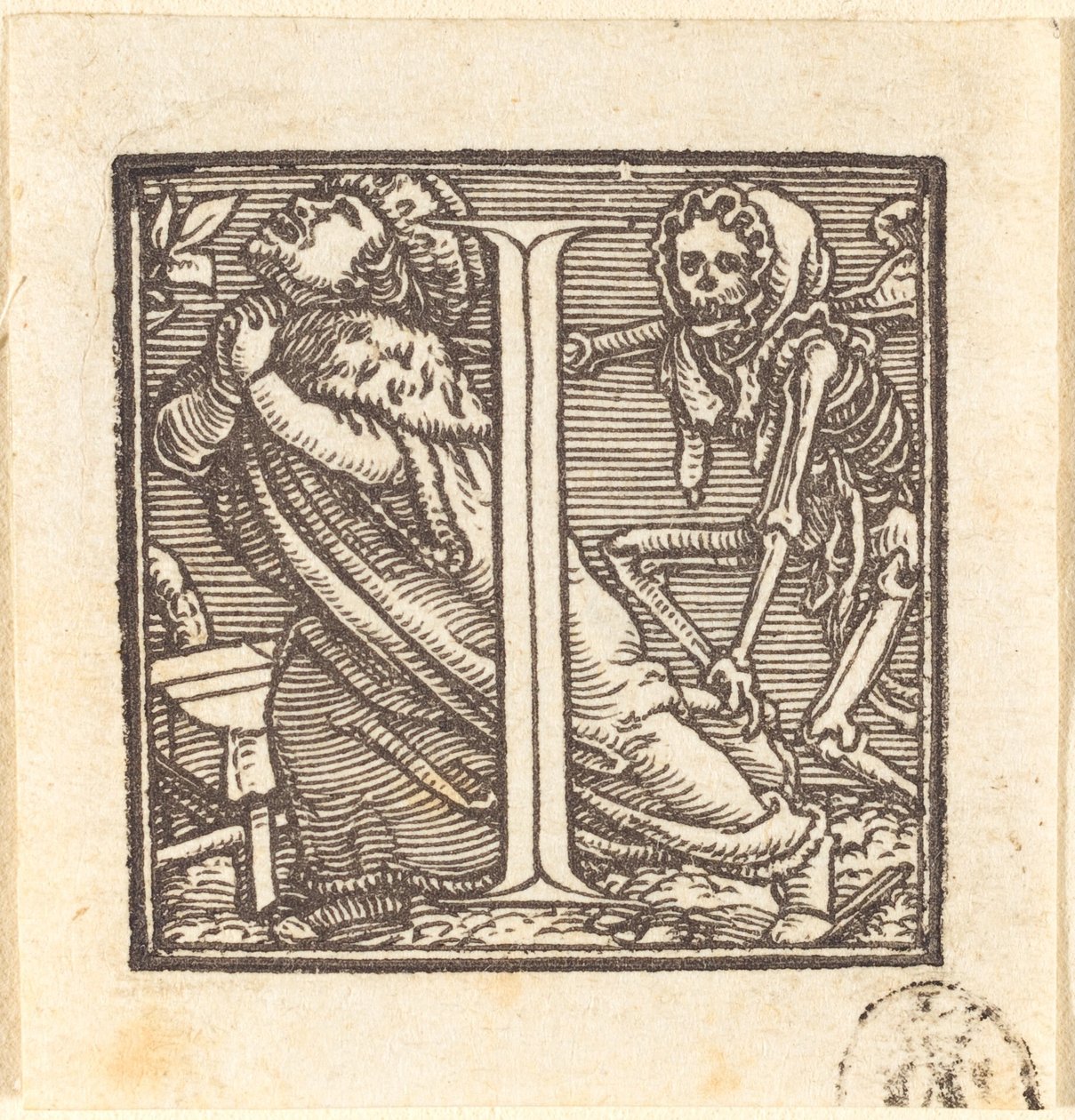 Bogstav I. af Hans Holbein der Jüngere