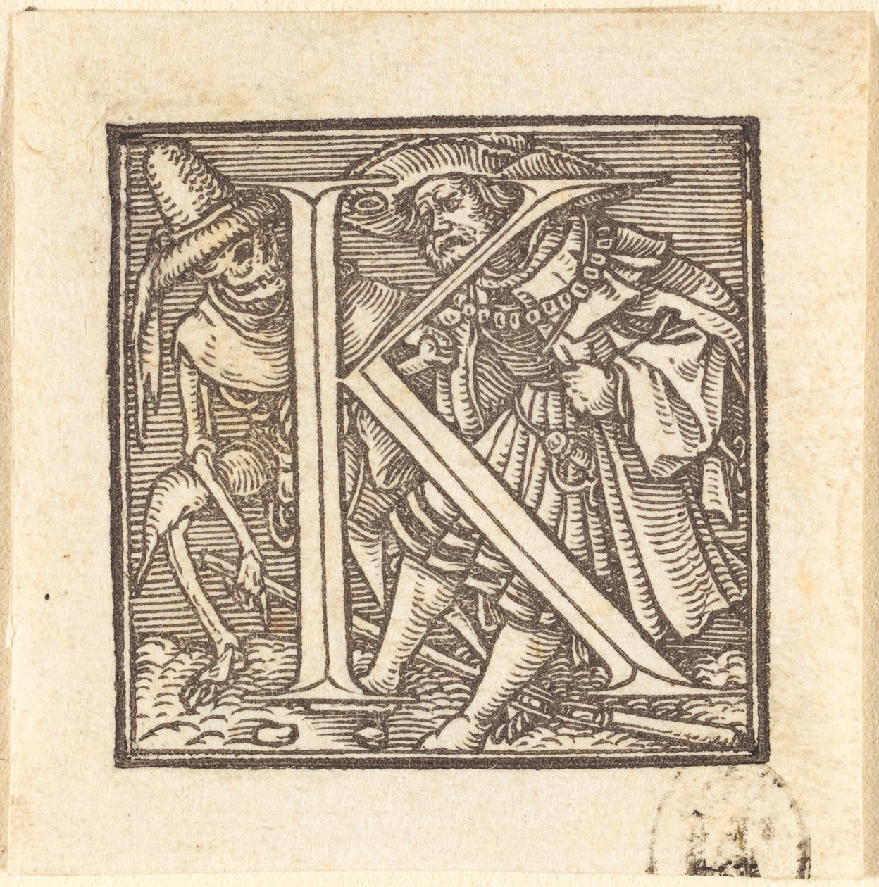 Bogstav K. af Hans Holbein der Jüngere