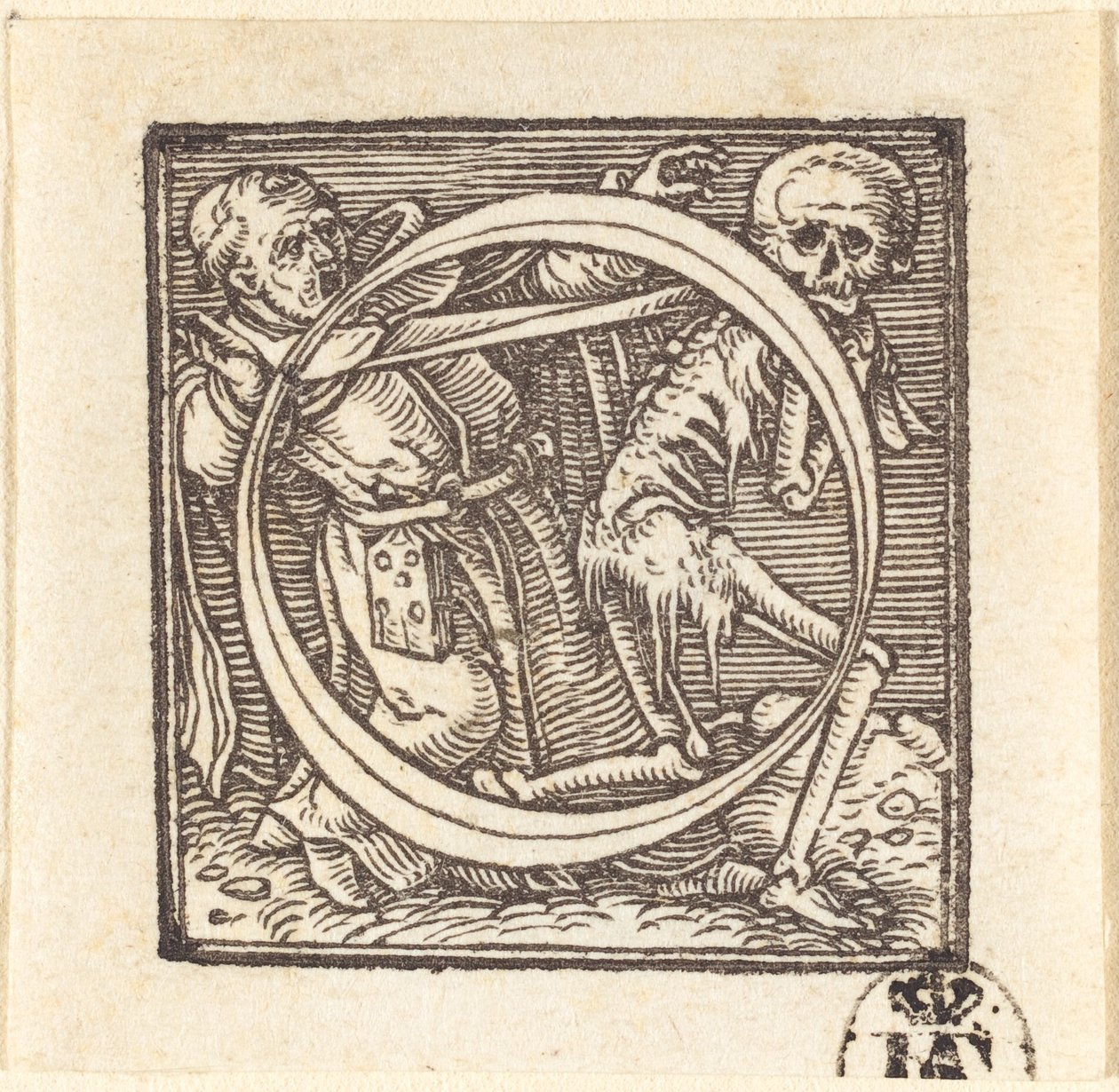 Bogstav O. af Hans Holbein der Jüngere