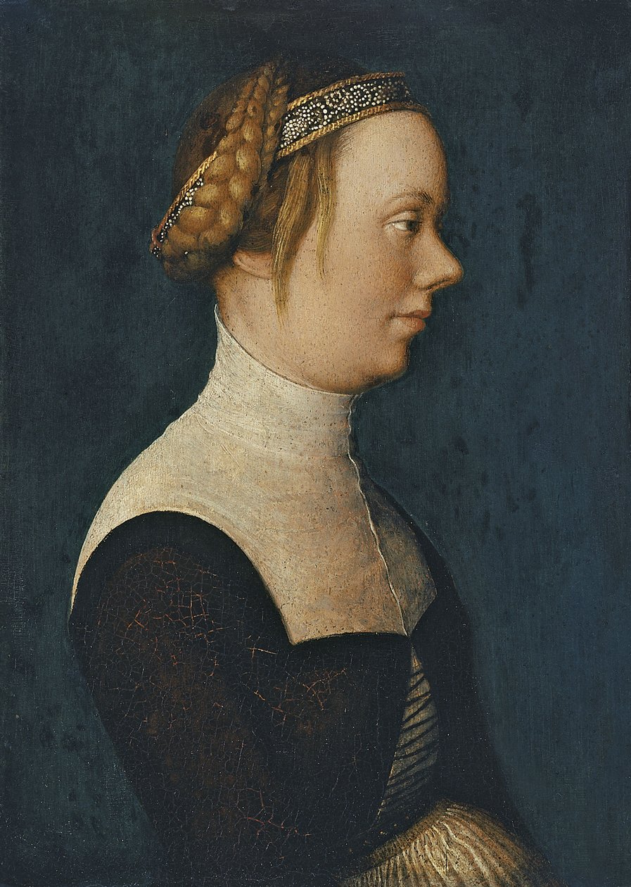 Portræt af en kvinde af Hans Holbein der Jüngere