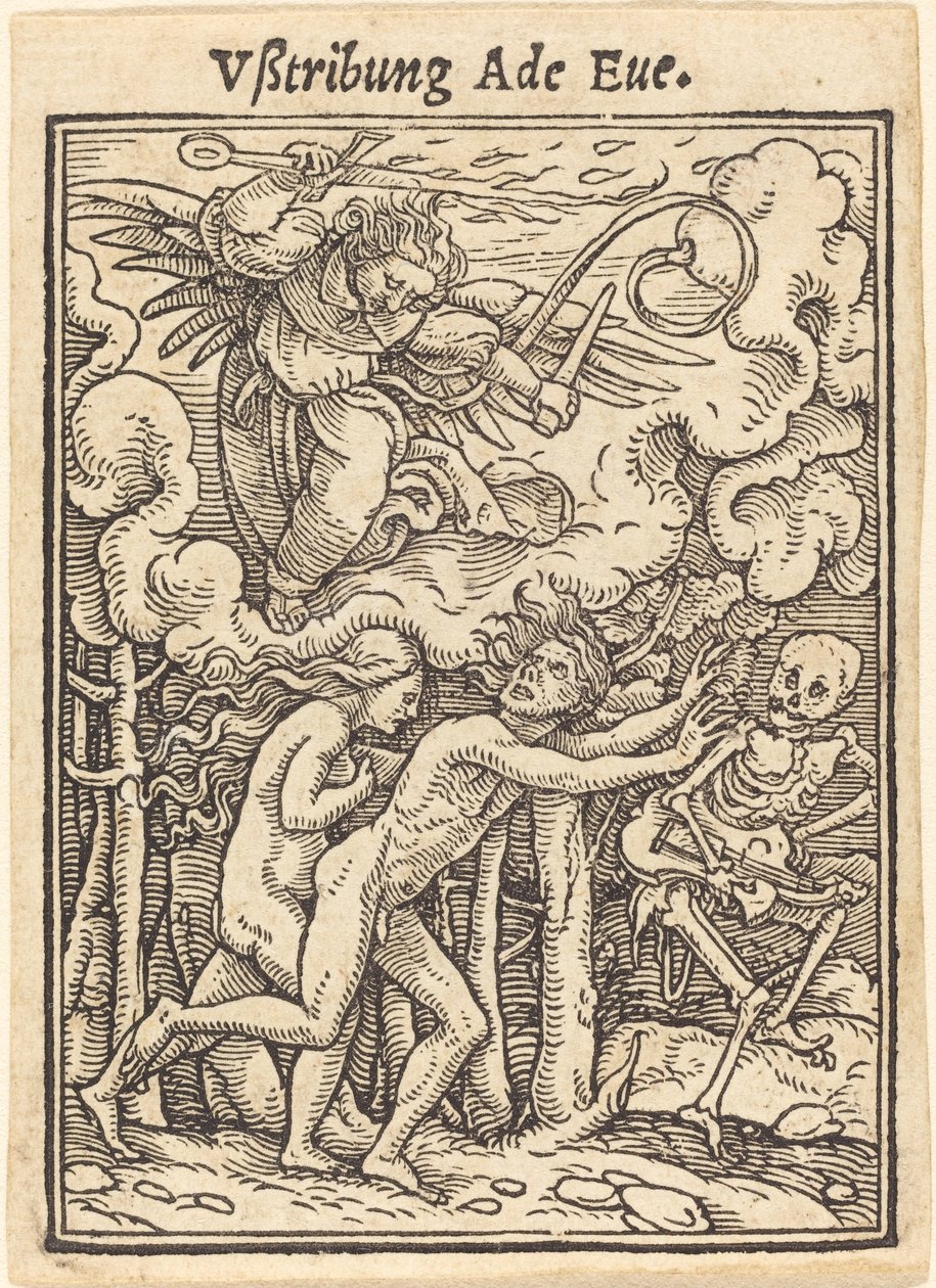 Vßtribung Ade Eue. af Hans Holbein der Jüngere