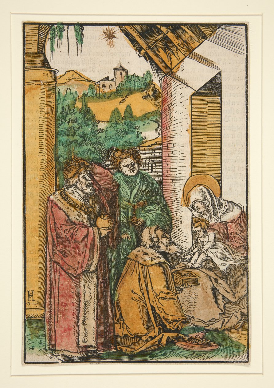 Tilbedelse af Magi af Hans Leonard Schaufelein