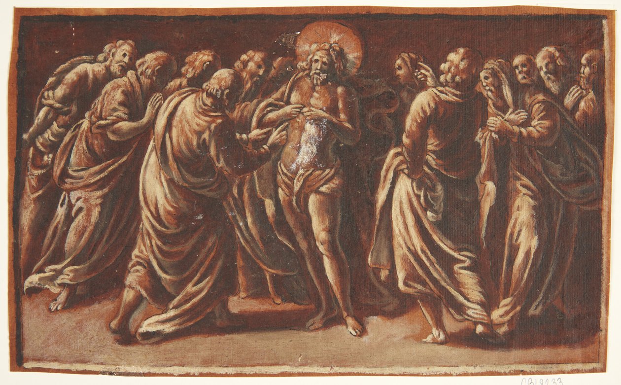 Jesus viser sig for apostelene af Hans Leu d.Æ.