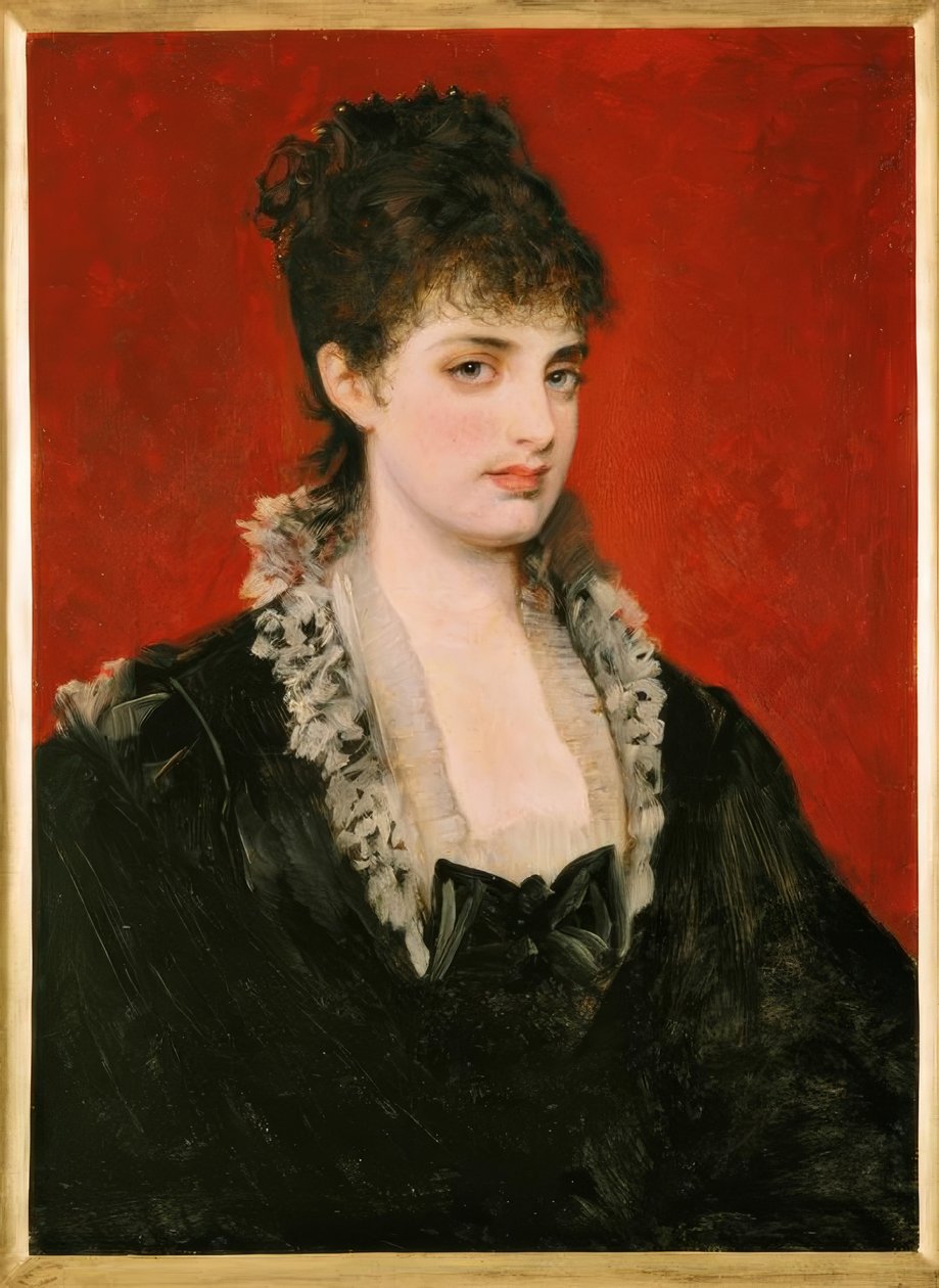 Anna von Waldberg (1831-1884) af Hans Makart