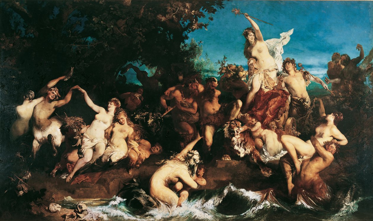 Bacchus og Ariadne af Hans Makart