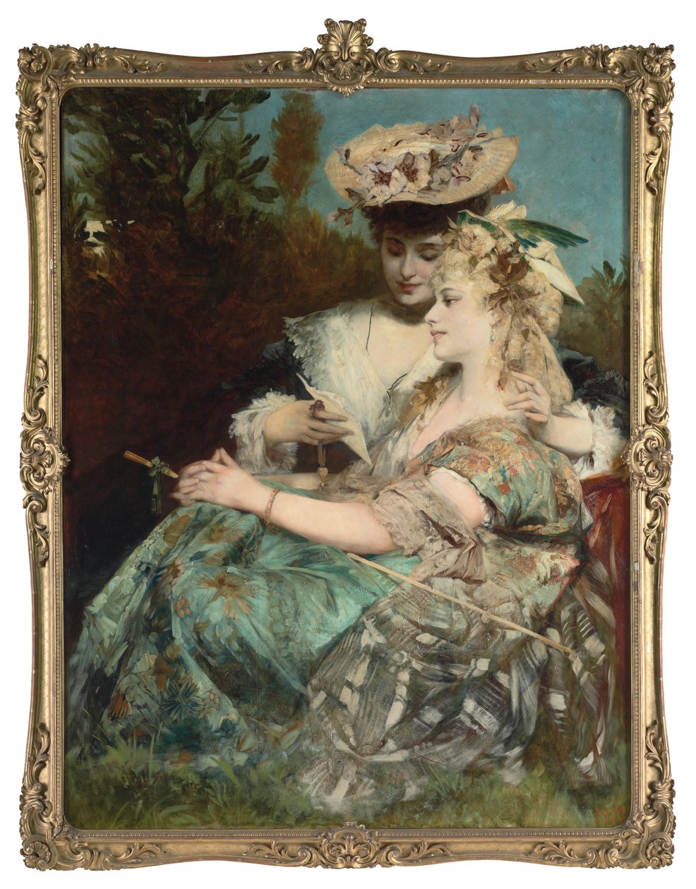 Kærlighedsbrevet, 1875 af Hans Makart