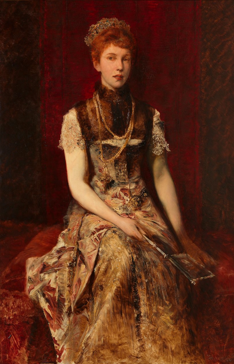 Hans Makart - Dora Fournier-Gabillon af Hans Makart