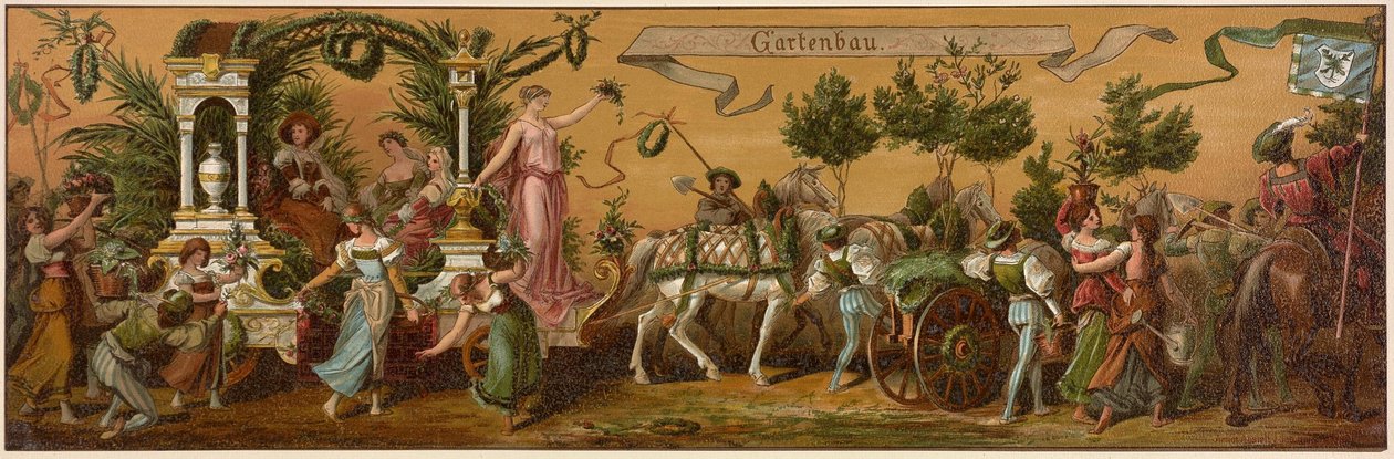 Hans Makarts optog gennem byen Wien af Hans Makart