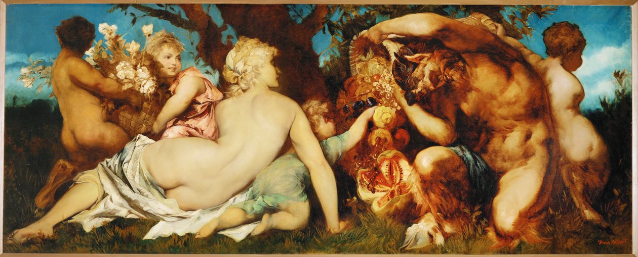 Høst ... (maleri på lærred) af Hans Makart