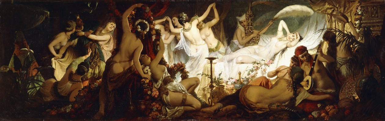 Harem, af Hans Makart