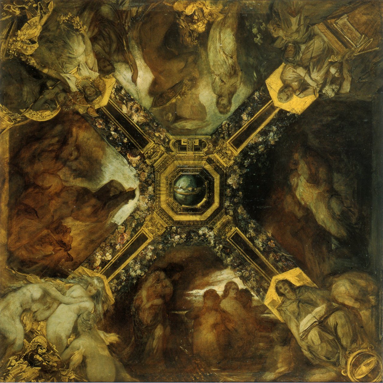 The Ring of the Nibelung Study, 1871-1872 af Hans Makart