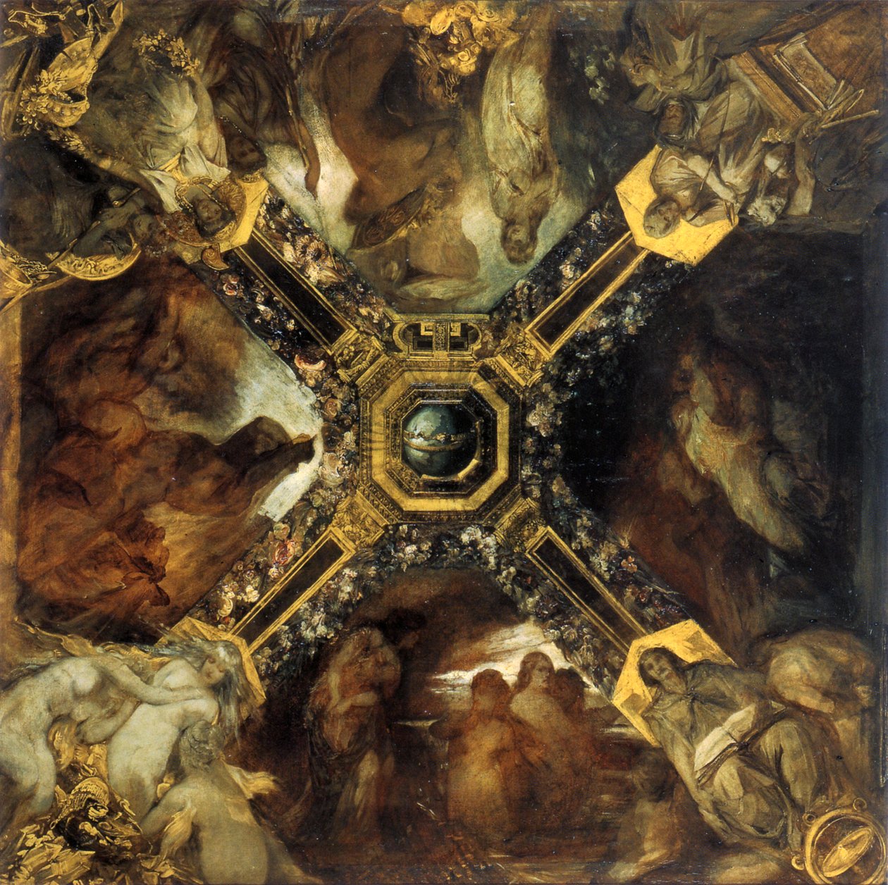 Nibelungens Ring, studie, 1871-1872. af Hans Makart