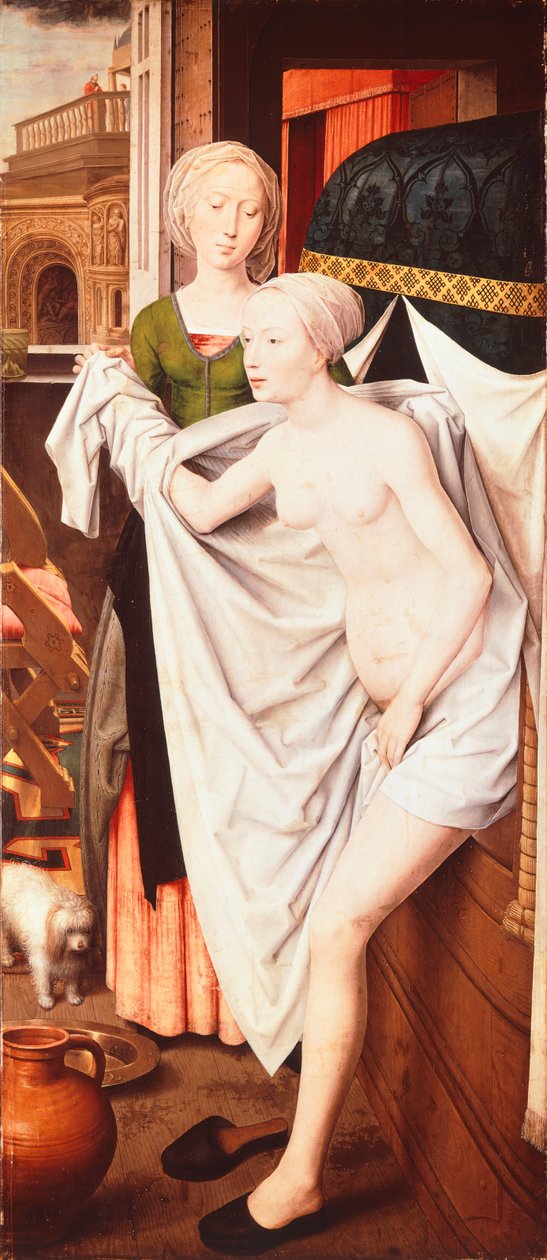 Bathsheba ved sit bad, ca. 1485 (maleri) af Hans Memling