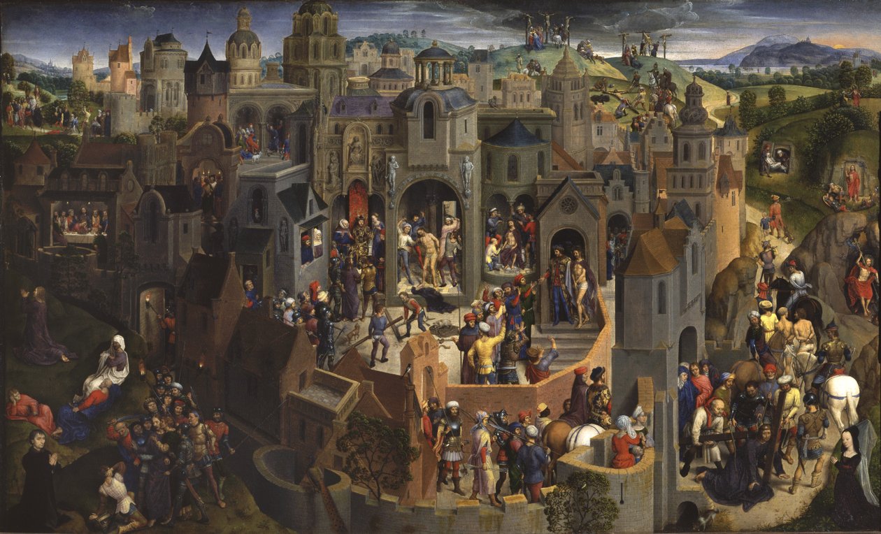 Kristi lidenskab, ca. 1470-71 af Hans Memling