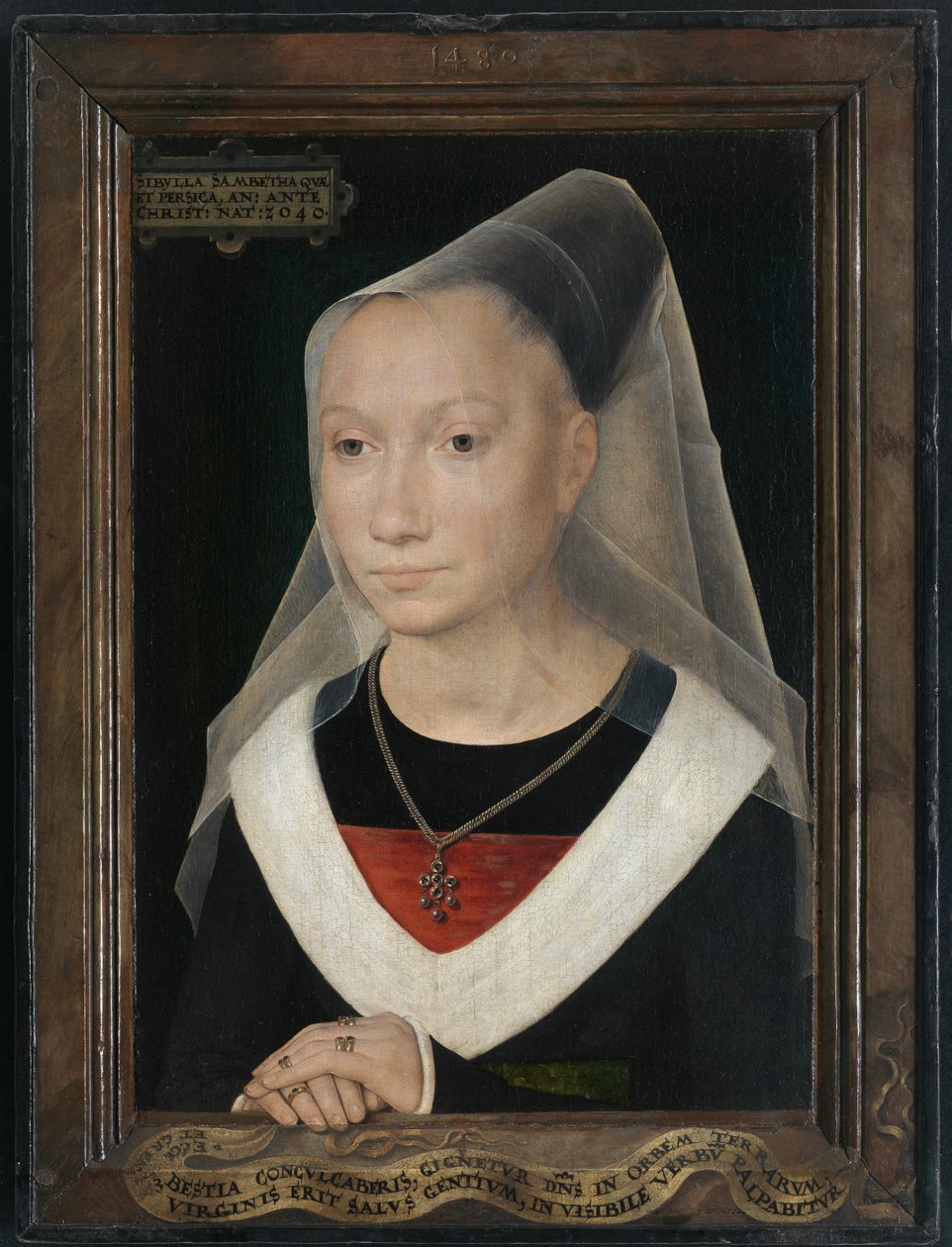 Portræt af en ung kvinde af Hans Memling